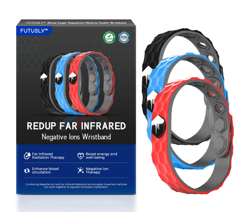 🧑⚕️💧Futusly™ RedUp Far Infrared Negative Ions Body Detoxing Wristband(🔥LAST DAY 70% OFF)