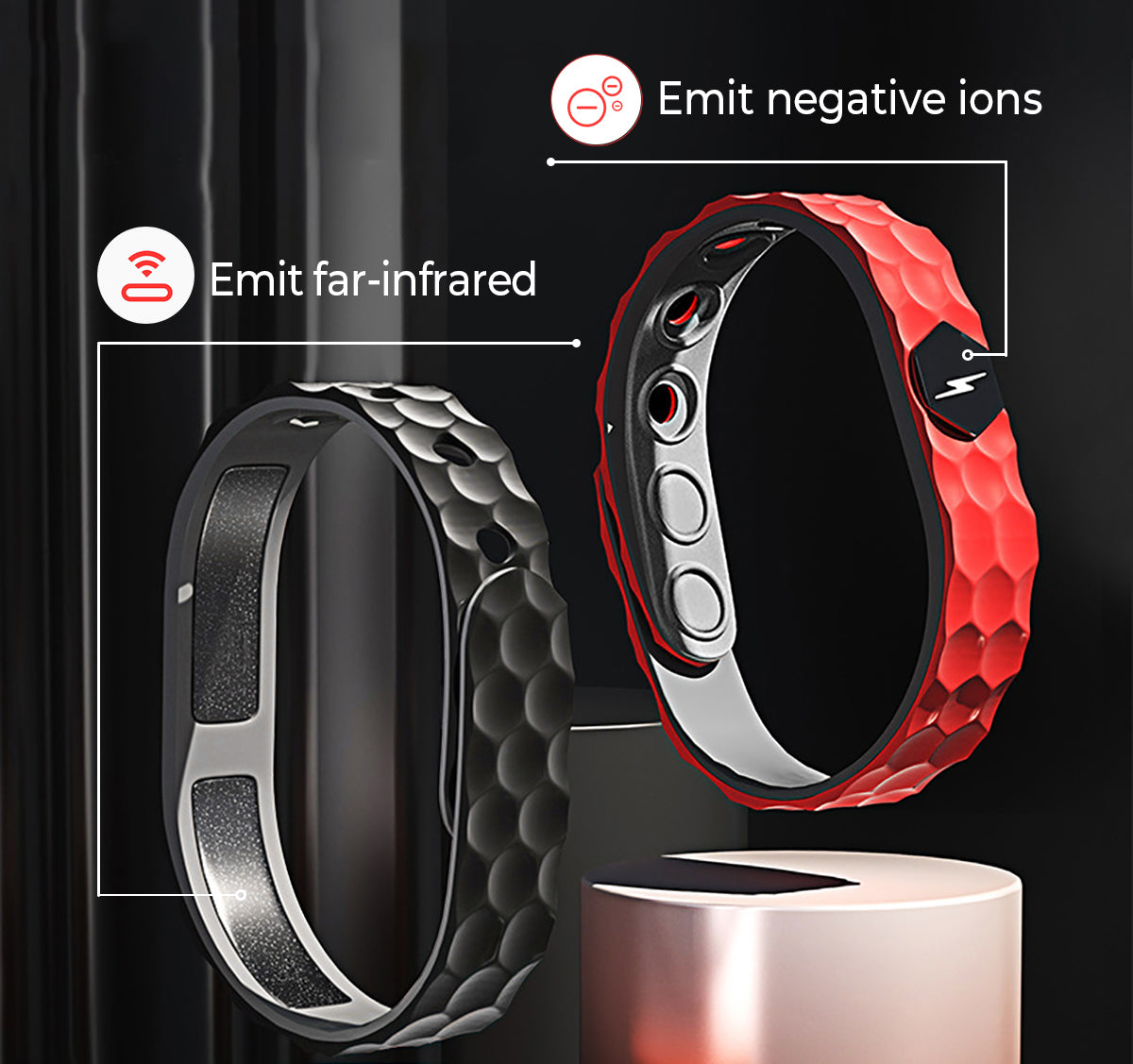 🧑⚕️🍃Futusly™ RedUp Far Infrared Negative Ions Body Detoxing Wristband(🔥LAST DAY 70% OFF)