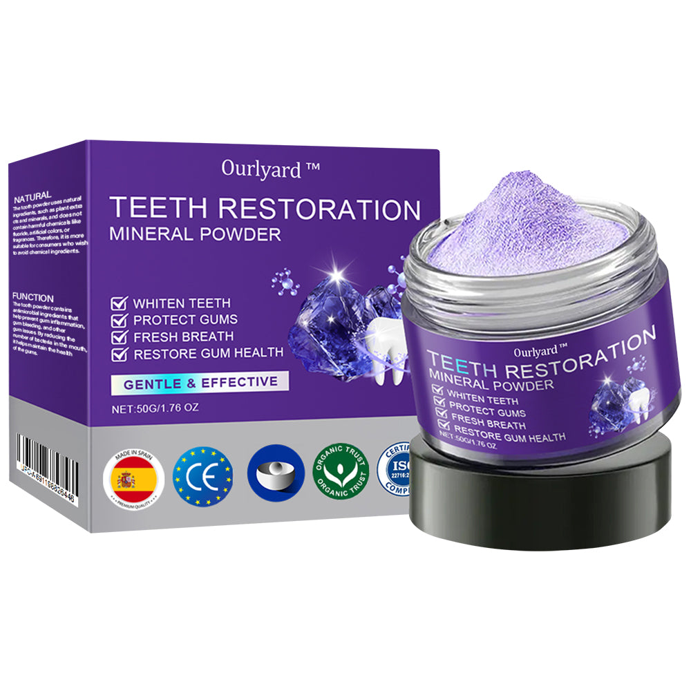 ✅👨🏻⚕️Tienda Oficial | Ourlyard™ Polvo Mineral para la Salud Denta👨🏻⚕️Obtener la Certificación de la Agencia Española de Medicamentos y Productos Sanitarios (AEMPS)