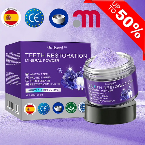✅👨🏻⚕️Tienda Oficial | Ourlyard™ Polvo Mineral para la Salud Denta👨🏻⚕️Obtener la Certificación de la Agencia Española de Medicamentos y Productos Sanitarios (AEMPS)