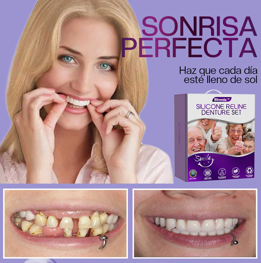 🎉💎Sitio web oficial | Bikenda™ Juego de reparación de dentaduras de silicona 👨🏻⚕️ Recomendado por el Consejo General de Odontólogos y Estomatólogos de España (COE)