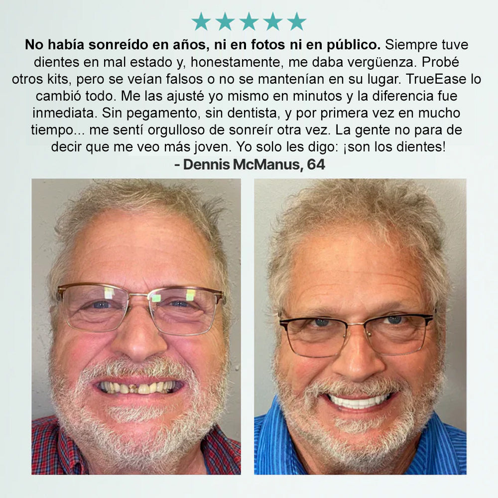 🦷 Bikenda® 🦷Conjunto Completo de Dentaduras Personalizadas Avanzadas (✅ Dentaduras de ajuste cómodo respaldadas clínicamente — España )
