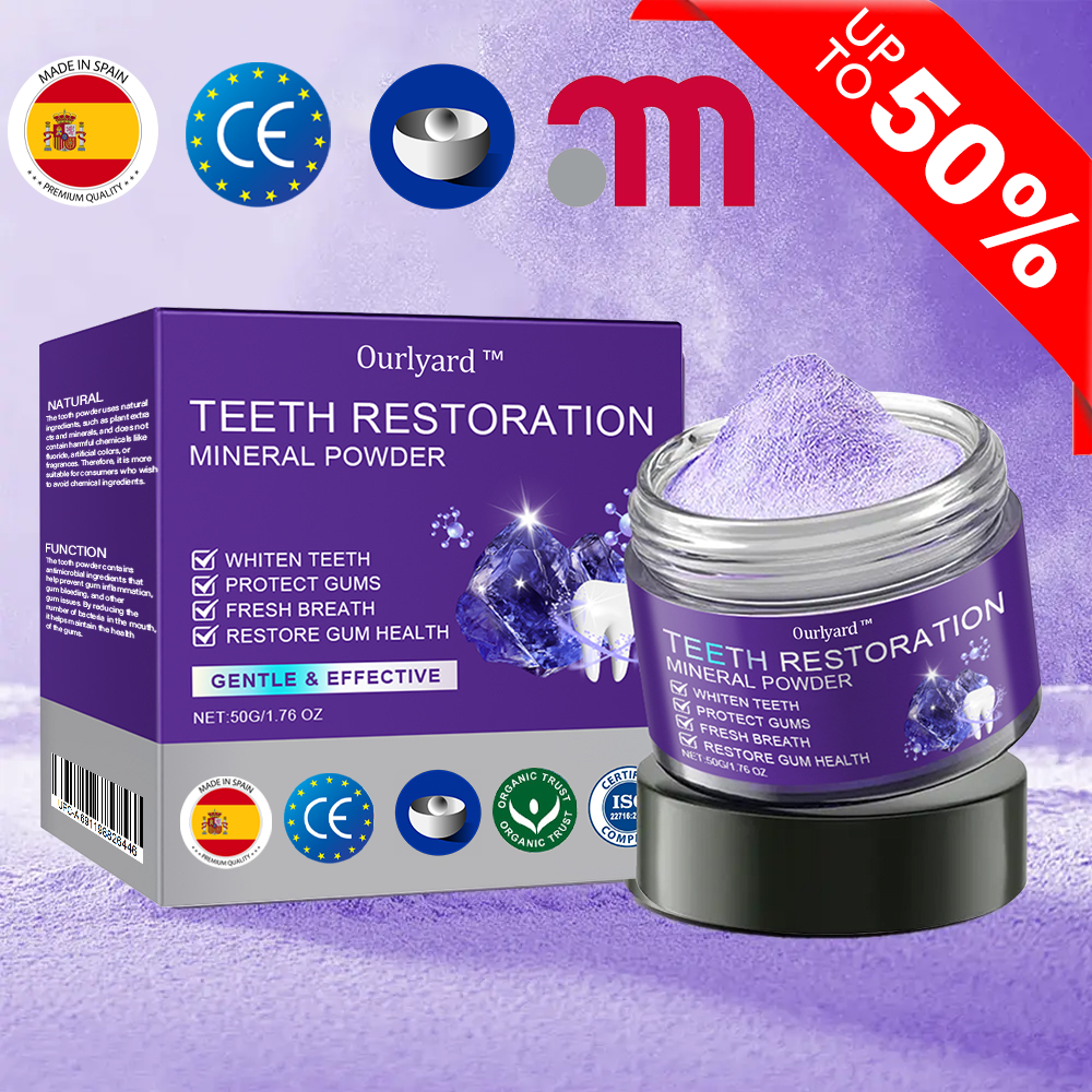 ✅👨🏻‍⚕️Tienda Oficial | Ourlyard™ Polvo Mineral para la Salud Denta👨🏻‍⚕️Obtener la Certificación de la Agencia Española de Medicamentos y Productos Sanitarios (AEMPS)